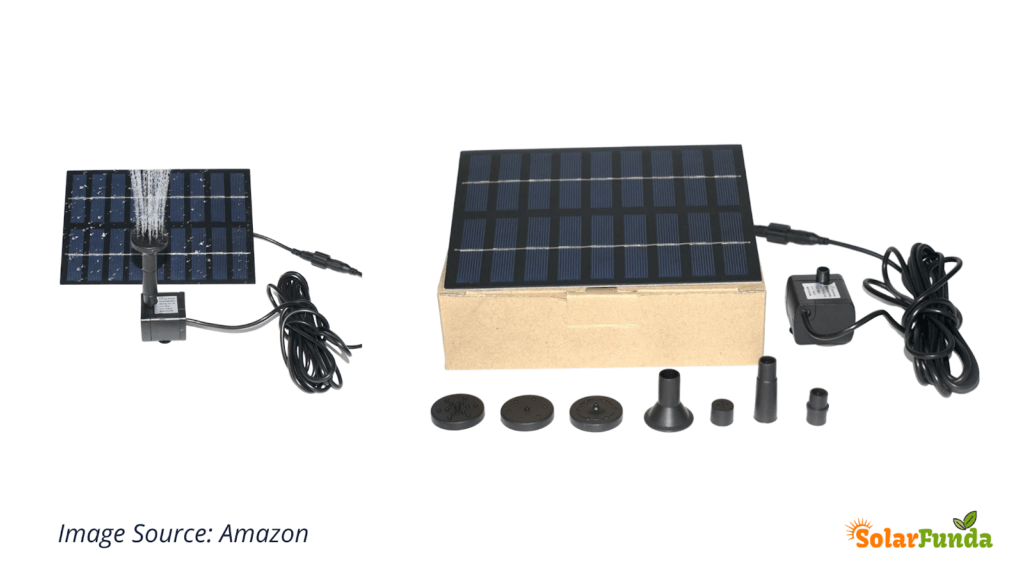 Roadtec Solar Fountain Pump Kit