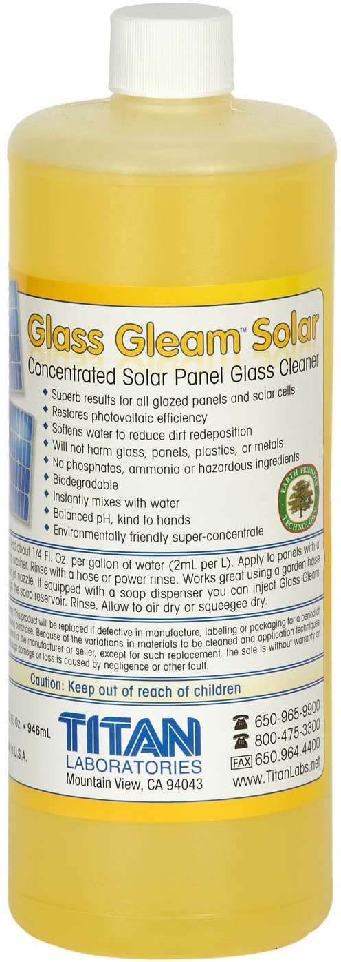 Glass Gleam Solar Cleaner Small Pack